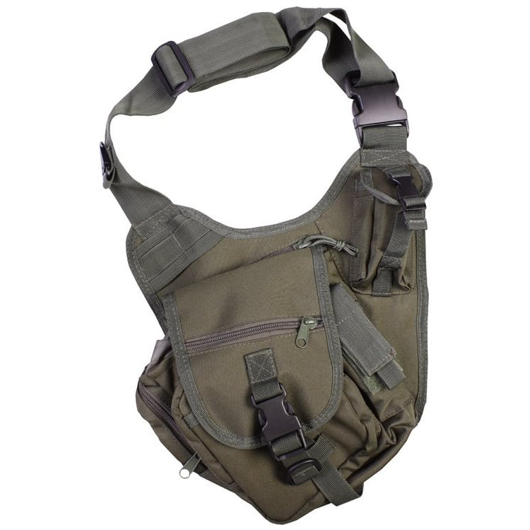 KOMBAT Taška taktická SHOULDER cez rameno  Viac variant v ponuke Farebný variant: ZELENÁ