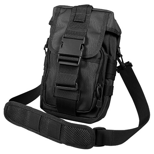 Taška MOLLE cez rameno TACTICAL ČIERNA