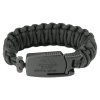 Náramok PARACLAW™ s nožom v pracke ČIERNY