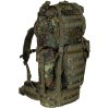 Ruksak bojový MOLLE 65 l polstrovaný + ALU výstuha FLECKTARN