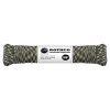 Rothco Šnúra PARACORD polyester 550LB 30m 4mm ČIERNA/REFLEXNÉ NITKY (Farebný variant ČIERNA/REFLEXNÉ NITKY)