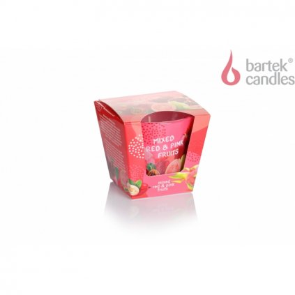 BARTEK vonná sviečka red & pink fruits 115 g