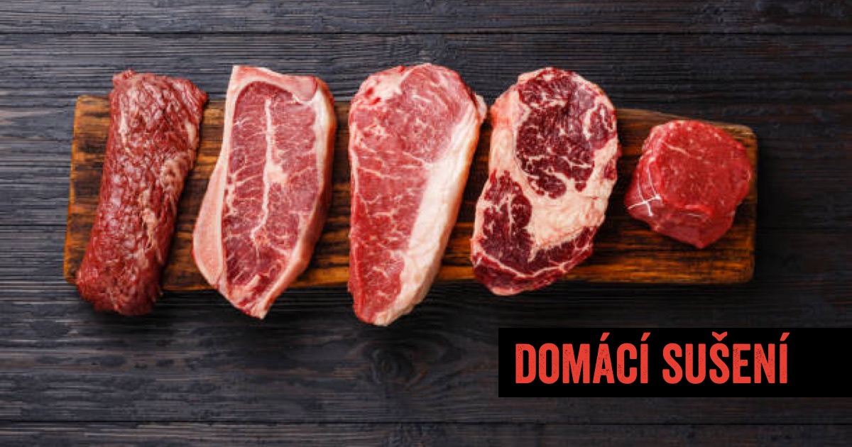 17 druhů masa, které lze použít k přípravě sušeného masa