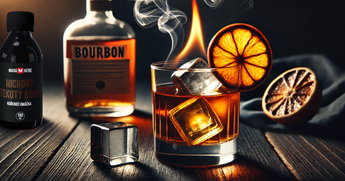 Smoky Old Fashioned s naším tekutým kouřem