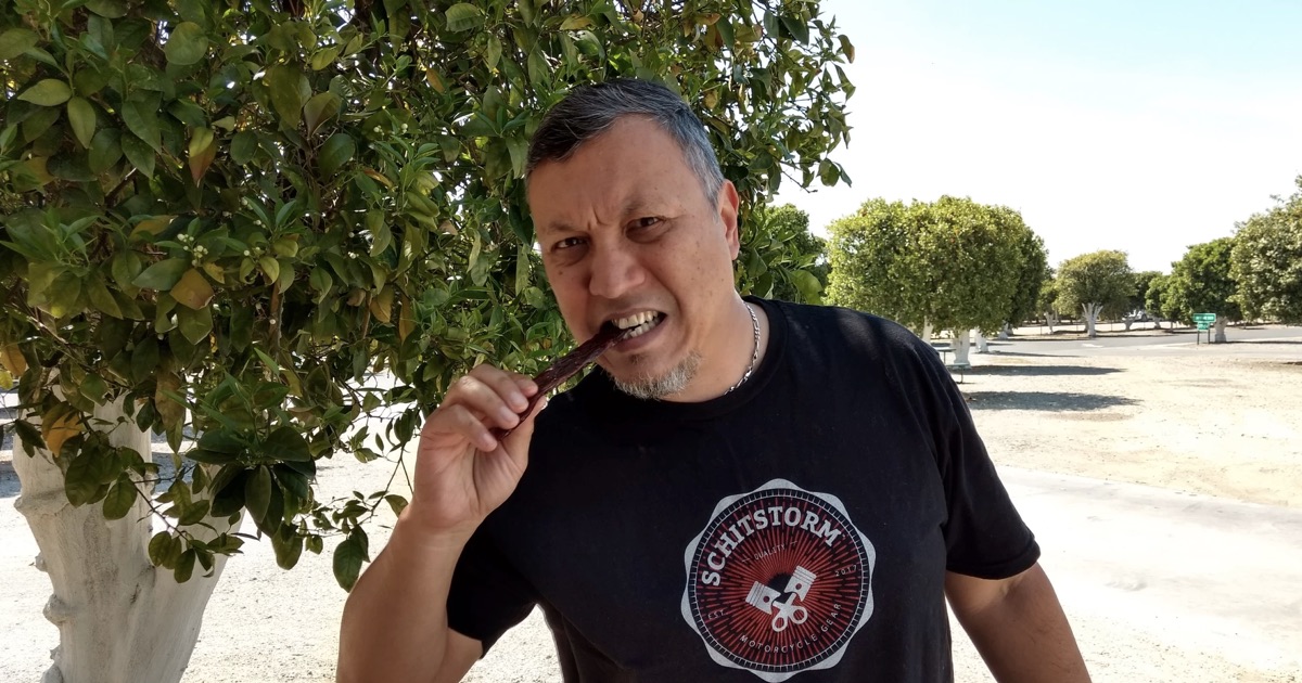 Frajer, který už ochutnal přes 1000 druhů sušeného masa