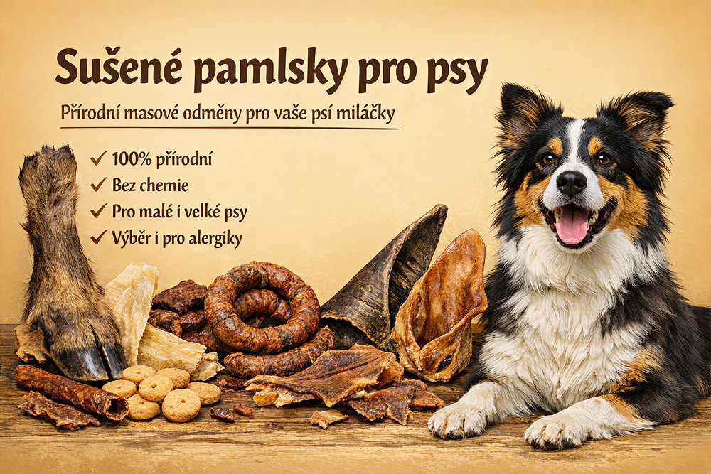 Sušené pamlsky pro psy
