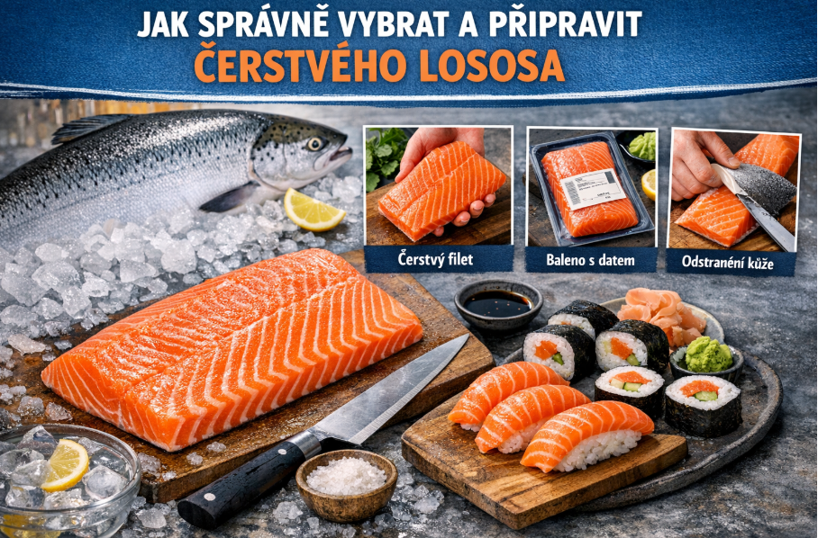 Jak správně vybrat a připravit lososa na sushi