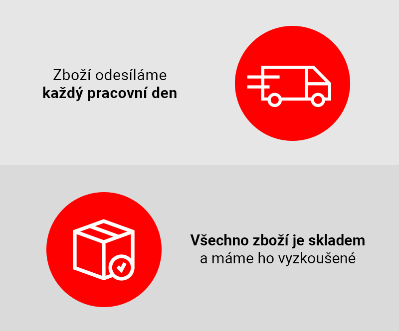 Všechno zboží máme odzkoušeno