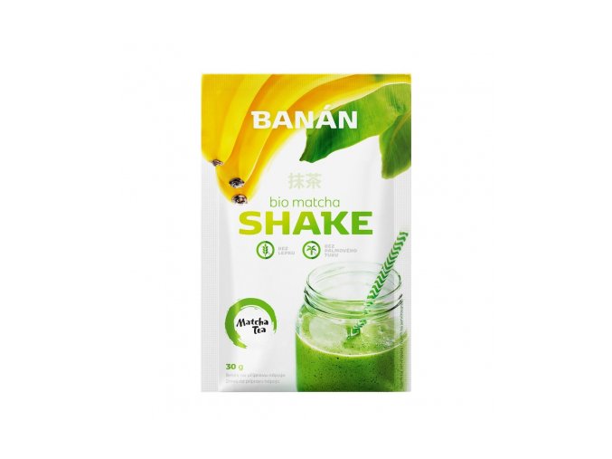 matcha tea shake banan 30g