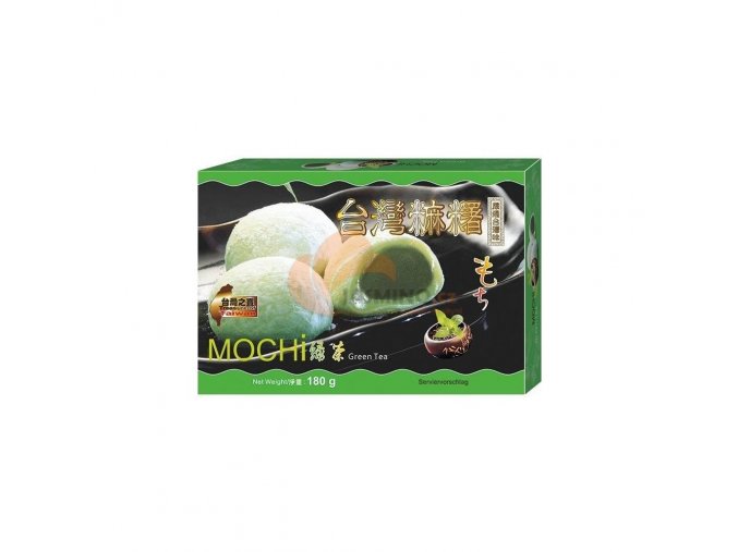 mochi zelený čaj