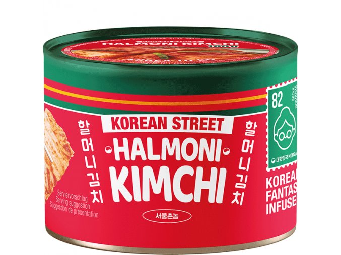 korean street kimchi can 160g