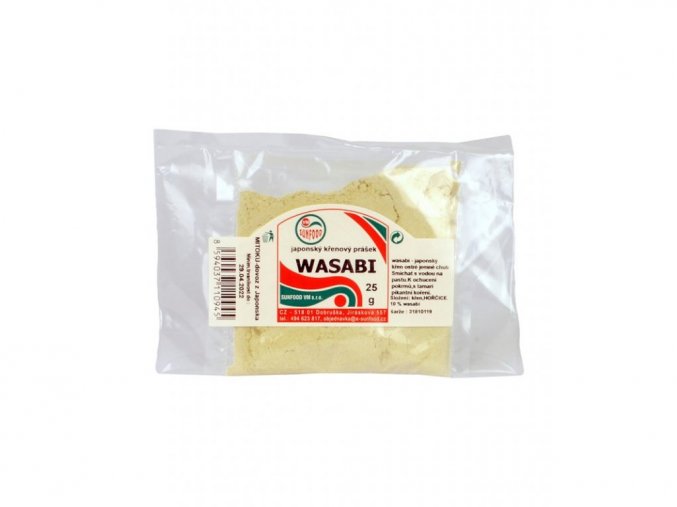 wasabi japonsky kren v prasku 25g sunfood