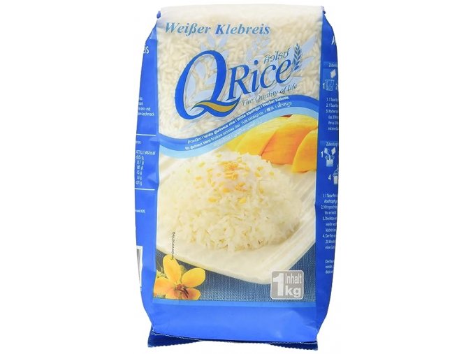 bílá lepkavaá rýže Qrice