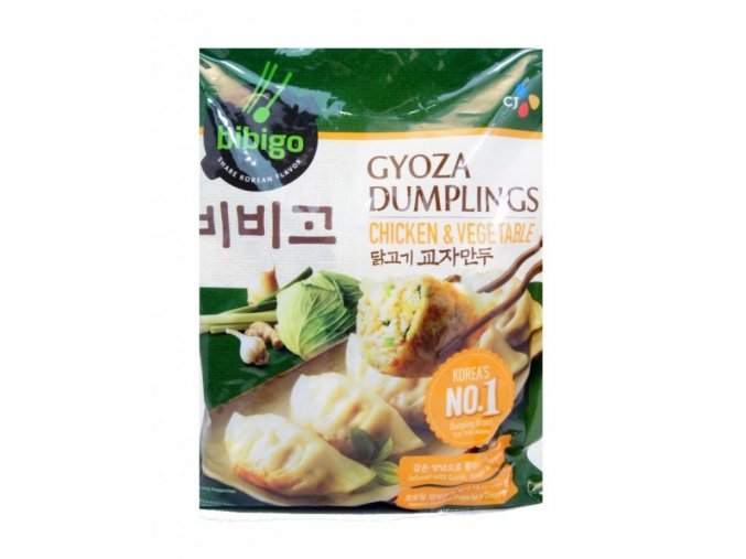 bibigo mandu chicken and vegetable gyoza 600g