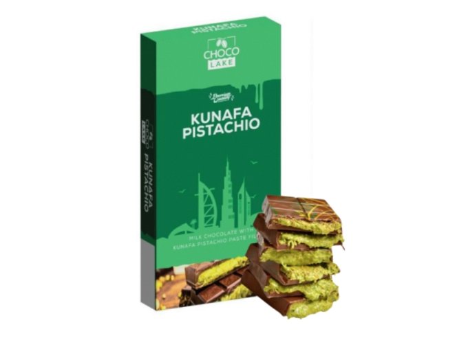 Chocolake dubajská čokoláda Kunafa Pistachio