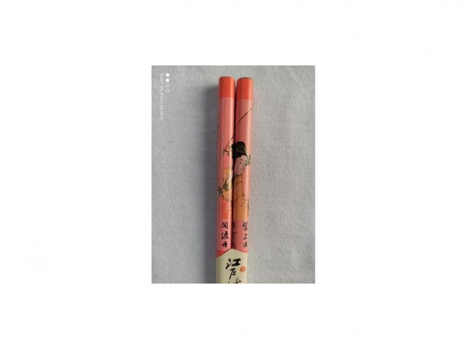 Paličky japonské Geiša oranžové 1 pár