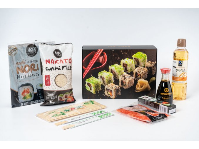 Štartovací set na prípravu sushi v darčekovom balení