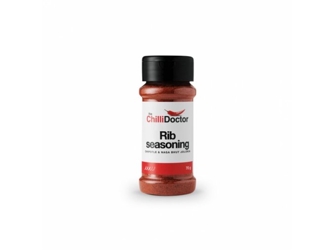 Korenie na rebrá s chilli Chipotle a Naga Bhut Jolokia (Rib Seasoning) 70 g