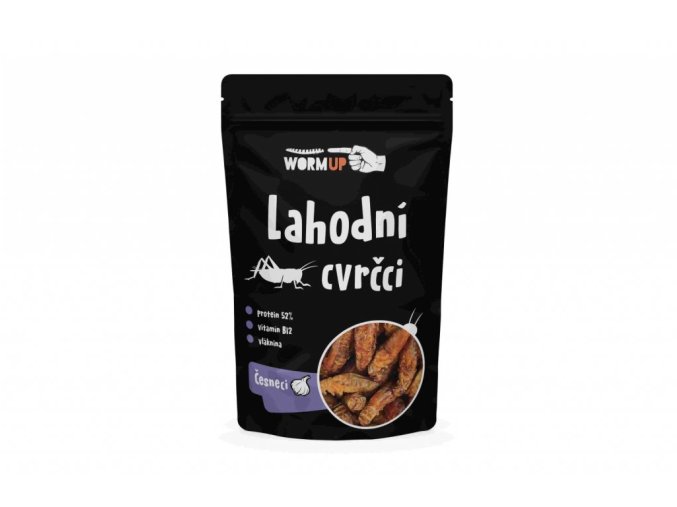 Cvrčky lahodné s cesnakom 20g