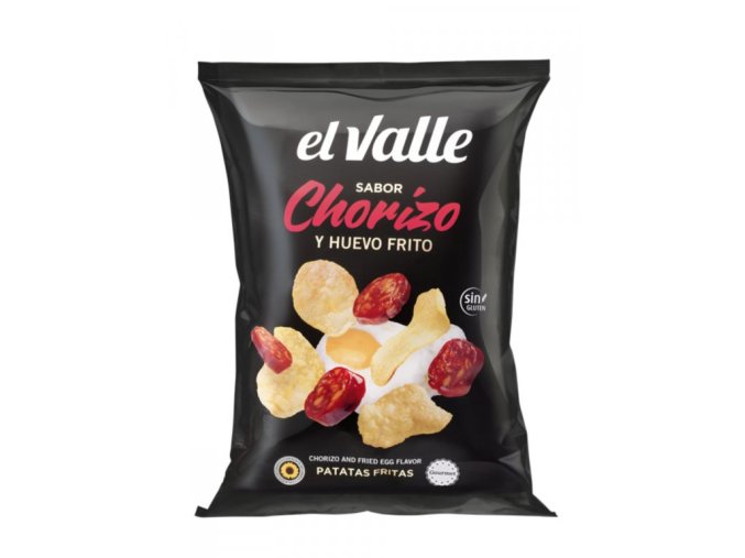 El Valle Chips s chorizom a vajíčkom 130g DMT: 12/25
