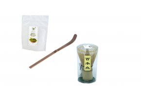 matcha set s čajem organic