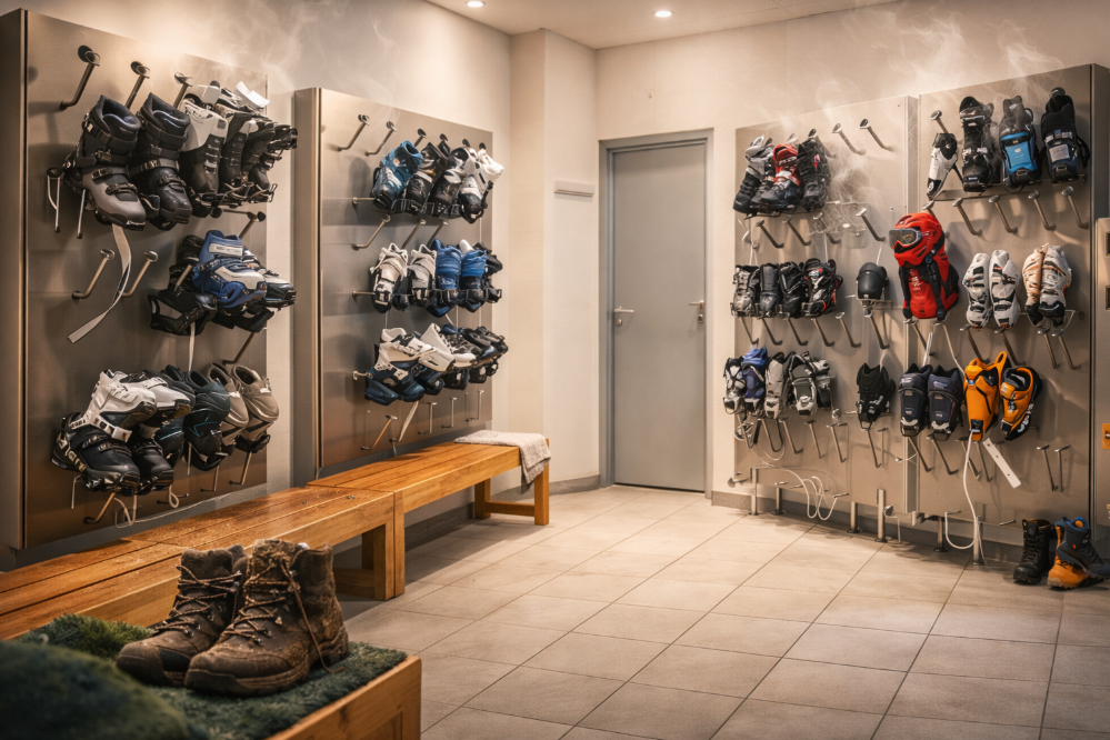 Profesionálne sušenie obuvi a výstroja v hoteloch a prevádzkach