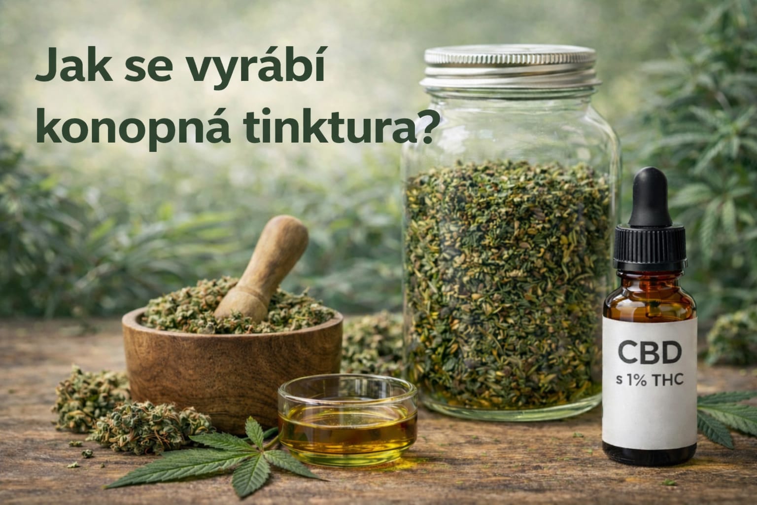 Jak se vyrábí konopná tinktura?