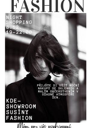 ✨ FASHION NIGHT SHOPPING ✨ Předvánoční setkání plné ženské energie 🖤 8. 12. | 19:00–22:00 Přijďte si užít kouzelný večer...