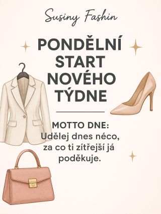 ✨ PONDĚLNÍ START NOVÉHO TÝDNE ✨ Nový týden je jako čerstvě rozprostřená látka — čeká jen na to, jaký tvar a příběh mu...