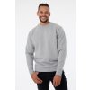 Sustainbro Pánská mikina z bio bavlny Soft PB šedá žíhaná