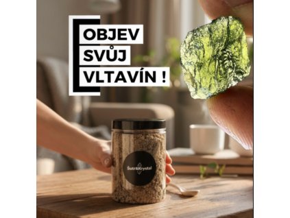 Najdi si vlastní vltavín v sedimentu přímo z jihu Čech