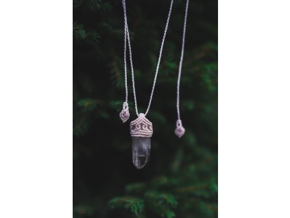 Náhrdelník s českým křišťálem - ručně dělaný