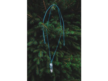 Náhrdelník s českým křišťálem - ručně dělaný