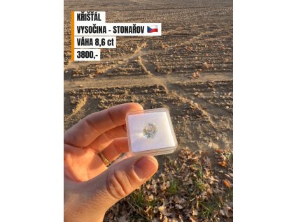 Český křišťál -  fazetový výbrus - do šperku