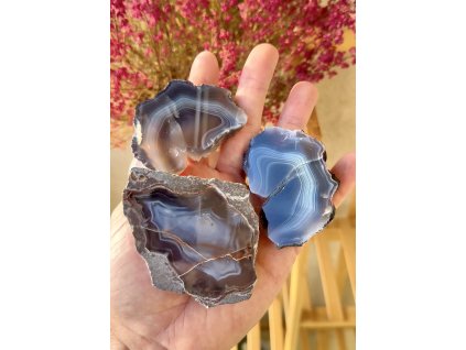 3 krásné acháty z Podkrkonoš