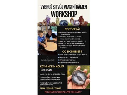 Workshop 30.8 - Vybruš si vlastní achát