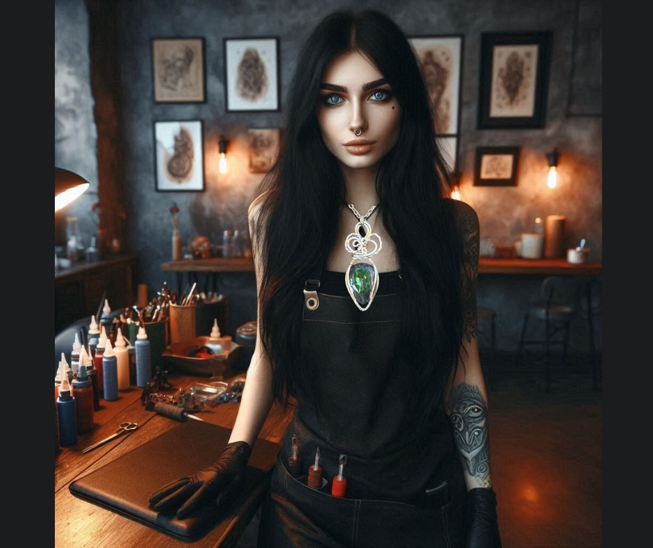 Mystic topaz – šperk pro tatérku