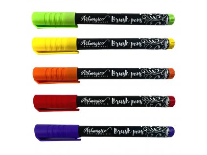 448 artmagico brush pens fixy akrylove