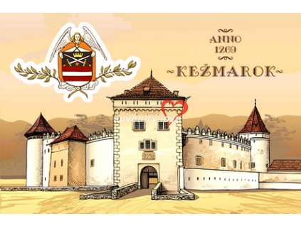 Magnetka Kežmarský hrad 1