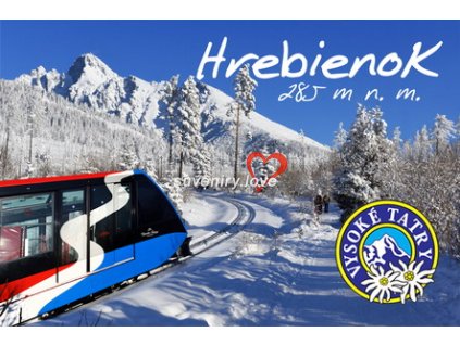 Magnetka Hrebienok Zima 1