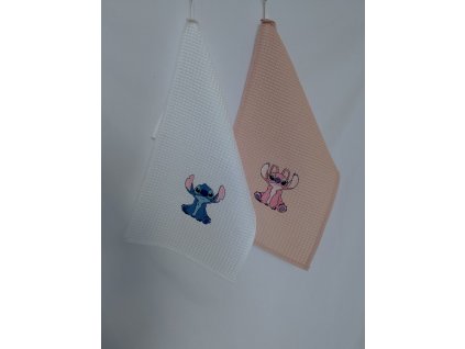 Detský uteráčik z vafloviny STITCH & ANGEL