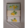 Vyšívané kuchynské utierky LEMON