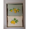 Vyšívané kuchynské utierky LEMON