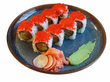 Uramaki california tobiko