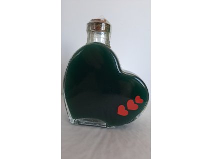 Srdce Pomerančový likér BLUE 0,2l