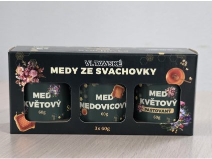 Medy ze Svachovky - sada 3 medů á 60g