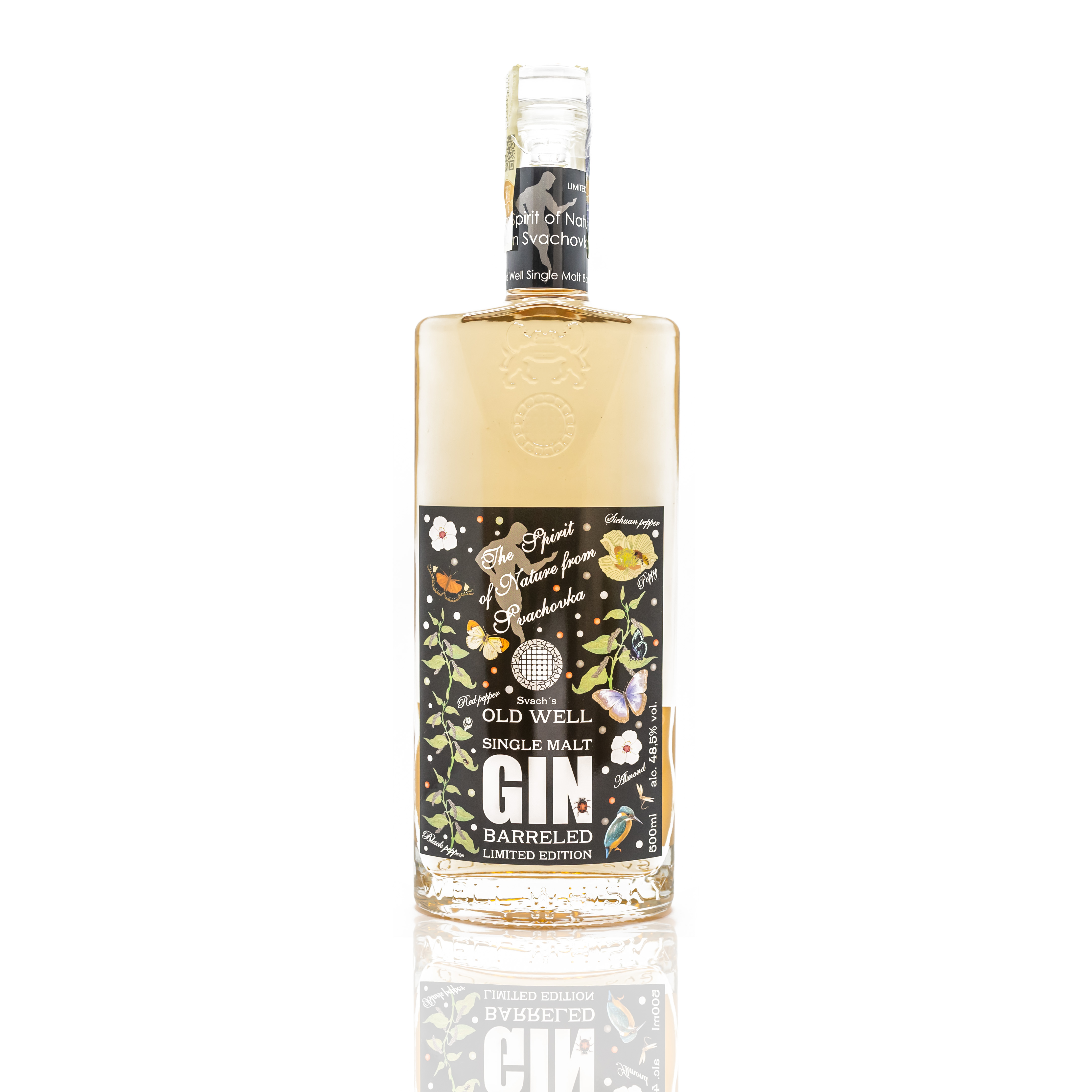 Svach’s Old Well single malt barreled GIN 500ml 48,5% alc.