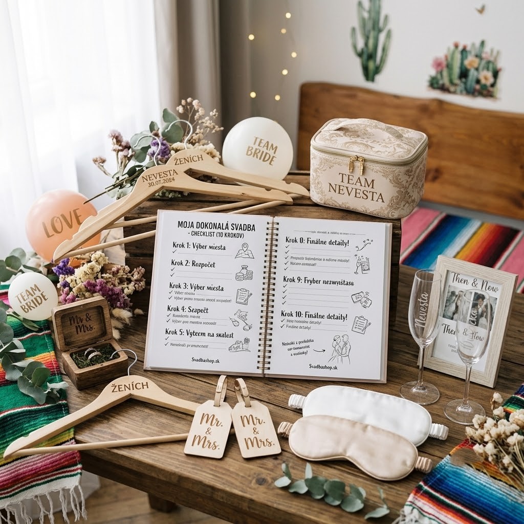 10 krokov k dokonalej svadbe: Kompletný plánovací checklist pre nevestu 💍