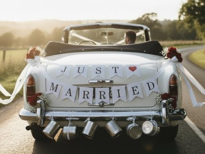 zavesna-ozdoba-just-married-na-auto