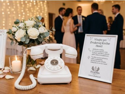 zvukova kniha hosti na svadbu prenajom